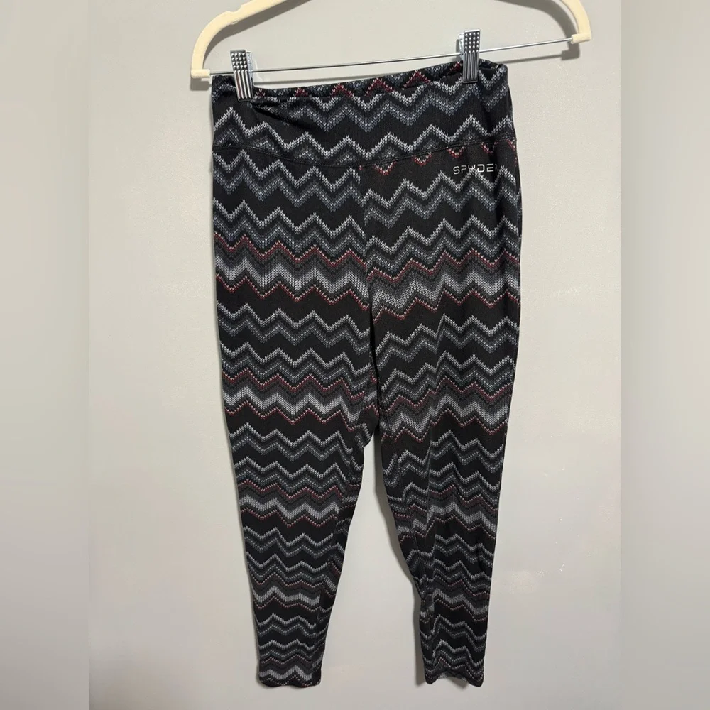 EUC- Spyder- women’s Zigzag Leggings - Size L